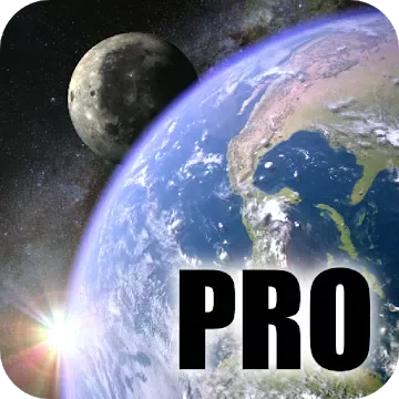 Earth & Moon in HD Gyro 3D PRO