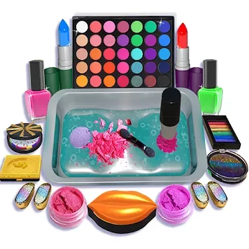 DIY Makeup Slime Maker! Super Slime Simulations